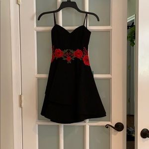 Black cocktail dress